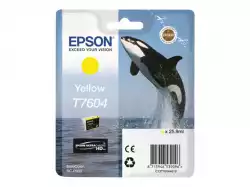 EPSON 5LB T7604 ink cartridge yellow high capacity 25 9ml 2127 pages 1-pack