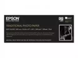 EPSON S045054 Traditional photo paper inkjet 330g/m2 432mm x 15m 1 roll 1-pack