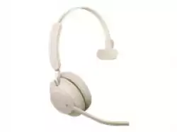 JABRA Evolve2 65 UC Mono Headset on-ear convertible Bluetooth wireless USB-C noise isolating beige