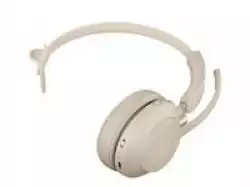 JABRA Evolve2 65 UC Mono Headset on-ear convertible Bluetooth wireless USB-C noise isolating beige