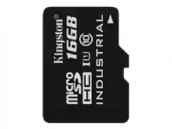 KINGSTON 16GB microSDHC UHS-I Industrial Temp Card Single Pack w/o Adapter