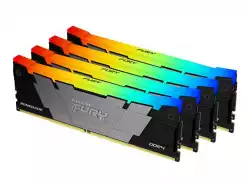 KINGSTON 32GB 3200MT/s DDR4 CL16 DIMM Kit of 4 FURY Renegade RGB