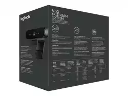 LOGITECH BRIO 4K Stream Edition Webcam - BLACK - USB