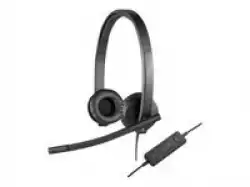 Logitech USB Headset H570e Stereo, In-line Controls, Echo Cancellation, Noise-cancelling, USB