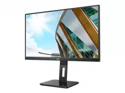 Монитор AOC Q27P2Q, 27" IPS WLED, 2560x1440@@75Hz, 4ms GtG, 300cd m2, 1000:1, DCR 50M:1, FlickerFree, Low Blue Light, 2Wx2, Tilt, Height Adjust, Pivot, Swivel, D-SUB, HDMI, DP, USB hub