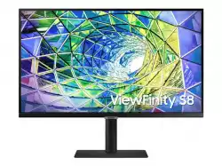 Монитор SAMSUNG LS27A800UJPXEN 27inch 16:9 Wide 3840x2160 IPS HAS/Swivel/Pivot/Tilt HDMI/DP/USB-C Dock 90W USB3 Hub VESA100 HDMI/USB-C