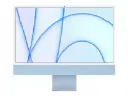 Настолен Компютър Apple 24-inch iMac with Retina 4.5K display: Apple M1 chip with 8-core CPU and 7-core GPU, 256GB - Blue