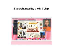 Настолен Компютър APPLE 24inch iMac with Retina 4.5K display: M4 chip with 8-core CPU and 8-core GPU 16GB 256GB SSD Pink