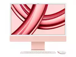 Настолен Компютър APPLE iMac 24inch with Retina 4.5K display: M3 chip with 8-core CPU and 10-core GPU 256GB SSD Pink