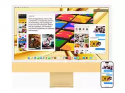 Настолен Компютър APPLE iMac 24inch with Retina 4.5K display: M3 chip with 8-core CPU and 10-core GPU 256GB SSD Green