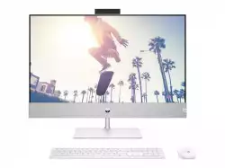 Настолен Компютър HP Pavilion All-In-One Intel Core i7-13700T 27inch FHD Glossy IPS Touch 16GB RAM 1TB SSD FREE DOS Snowflake White (BG)