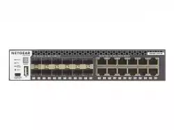 NETGEAR M4300-12X12F Stackable Managed Switch with 24x10G incl.12x10GBASE-T + 12xSFP+ Layer 3 SDN-ready Open Flow 1.3