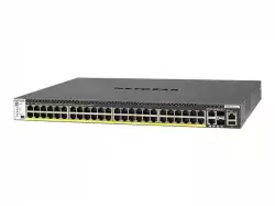 NETGEAR M4300-52G-PoE+ 550W PSU Stackable Managed Switch with 48x1G PoE+ + 4x10G incl. 2x10GBASE-T and 2xSFP+ Layer 3