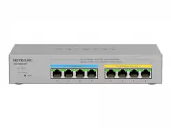 NETGEAR MS108EUP 8-Port Ultra60 PoE++ Multi-Gigabit 2.5G Ethernet Plus Switch with 230W PoE-Budget 1G/2.5G-Ports for WiFi-6-AP
