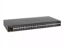 NETGEAR S350 Series 48-Port Gigabit Ethernet Smart Managed Pro Switch with 4 SFP Ports Rackmount