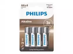 PHILIPS Alkaline AA 4-PACK