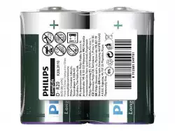 PHILIPS battery longlife D  2TK/PK