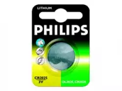 PHILIPS CR2025/01B Battery Lithium CR2025 3V PHILIPS CR2025 3V 1 PC. Blister