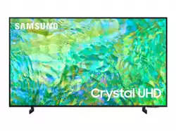 Телевизор Samsung 50" 50CU8072 4K UHD LED TV, SMART, 3xHDMI, 2xUSB, Wi-Fi 5, Bluetooth 5.2, Frameless, Black