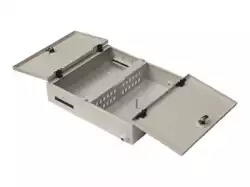 Wall-mounting FO splice box double