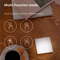 Aqara Wireless Remote Switch H1 (double rocker): Model: WRS-R02; SKU: AR009GLW02