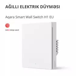 Aqara Smart Wall Switch H1 (with neutral, single rocker) Model No: WS-EUK03; SKU: AK073EUW01