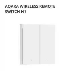 Aqara Wireless Remote Switch H1 (double rocker): Model: WRS-R02; SKU: AR009GLW02