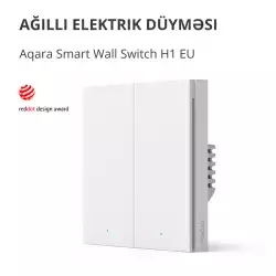 Aqara Smart Wall Switch H1 (no neutral, double rocker): Model No: WS-EUK02; SKU: AK072EUW01