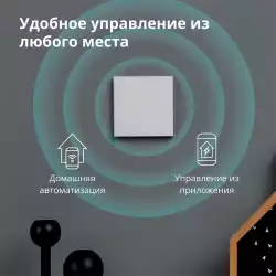 Aqara Smart Wall Switch H1 (no neutral, single rocker): Model: WS-EUK01; SKU: AK071EUW01
