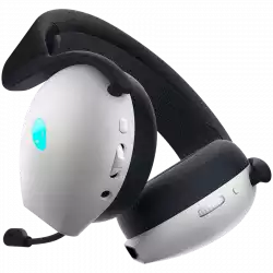 Alienware Dual Mode Wireless Gaming Headset - AW720H (Lunar Light)