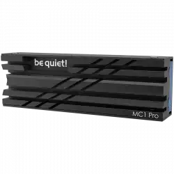 be quiet! M.2 SSD cooler MC1 Pro COOLER, Integrated heat pipe, Fits single and double sided M.2 2280 modules, black
