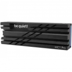 be quiet! M.2 SSD cooler MC1 Pro COOLER, Integrated heat pipe, Fits single and double sided M.2 2280 modules, black