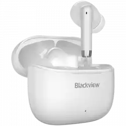 Blackview AirBuds 4, Battery 35mAh,Charging box battery 400mAh, Bluetooth 5.3, White