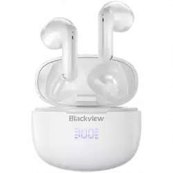 Blackview AirBuds 7, Battery 35mAh,Charging box battery 470mAh, Bluetooth 5.3, White