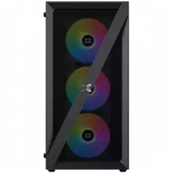Xigmatek Blade EN40887 ATX/M-ATX/MINI ITX, USB3.0 X1, USB2.0 X2, HD AUDIO, Mehsed Grill Frontpanel & Left Tempered Glass, 4PCS X20C Auto Running LED Fan