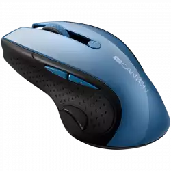 CANYON 2.4Ghz wireless mouse, optical tracking - blue LED, 6 buttons, DPI 1000/1200/1600, Blue Gray pearl glossy