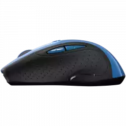 CANYON 2.4Ghz wireless mouse, optical tracking - blue LED, 6 buttons, DPI 1000/1200/1600, Blue Gray pearl glossy