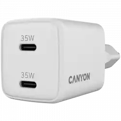 CANYON charger CU35CC GaN 35W 2xPD EU White