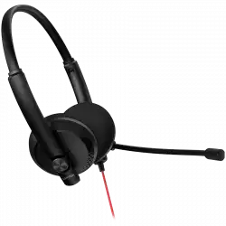 CANYON PC headset HS-07 PC Mic 3.5/USB Flat 2.8m Black