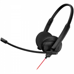 CANYON PC headset HS-07 PC Mic 3.5/USB Flat 2.8m Black