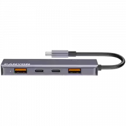 CANYON hub DS-18 5in1 USB-C Grey