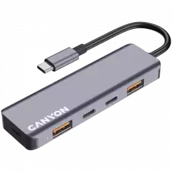 CANYON hub DS-18 5in1 USB-C Grey