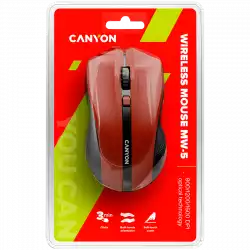 CANYON mouse MW-5 Wireless Red