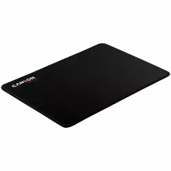 CANYON Mouse pad,350X250X3MM,Multipandex,fully black with our logo (non gaming),blister cardboard