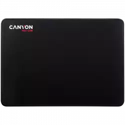 CANYON Mouse pad,350X250X3MM,Multipandex,fully black with our logo (non gaming),blister cardboard