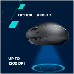 CANYON mouse MW-04 3buttons BT Wireless Black