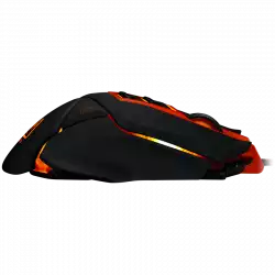 CANYON Optical gaming mouse, adjustable DPI setting 800/1000/1200/1600/2400/3200/4800/6400, LED backlight, moveable weight slot and retractable top cover for comfortable usage
