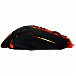 CANYON Optical gaming mouse, adjustable DPI setting 800/1000/1200/1600/2400/3200/4800/6400, LED backlight, moveable weight slot and retractable top cover for comfortable usage