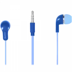 CANYON Stereo Earphones with inline microphone, Blue