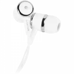 CANYON Stereo earphones with microphone, White